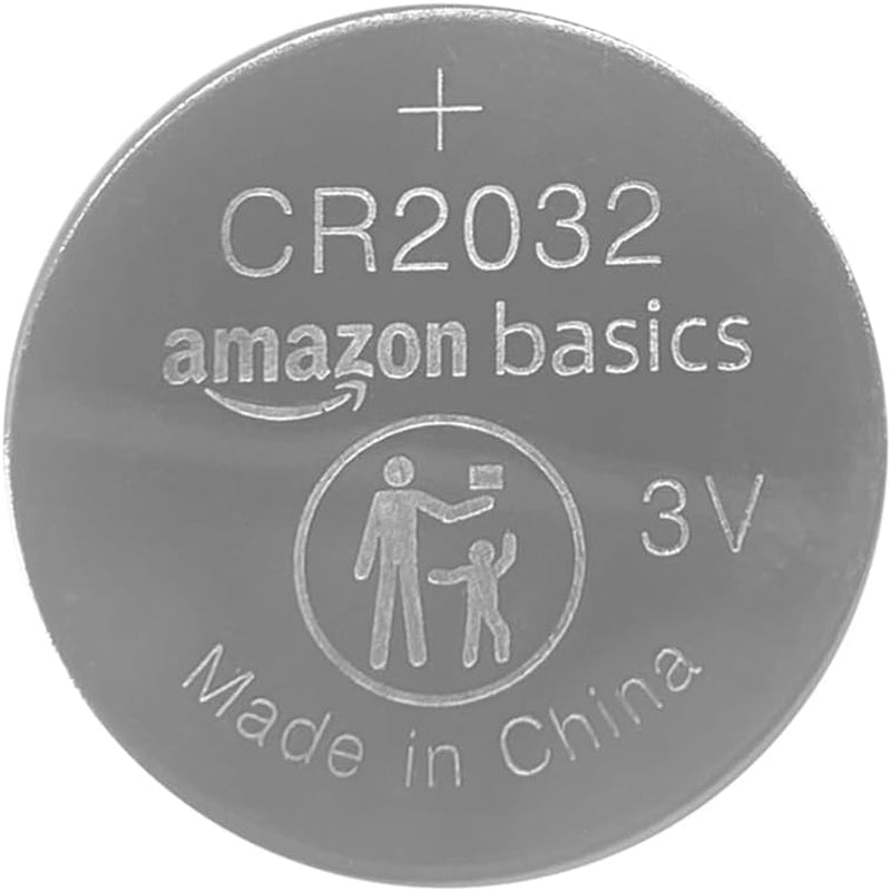 4-Pack CR2032 Lithium Coin Cell Battery, Compatible with Airtag, 3 Volt, Long Lasting Power, Mercury-Free